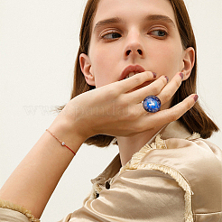 Квадратные латунные кольца&nbsp;RJEW-PH0001-03