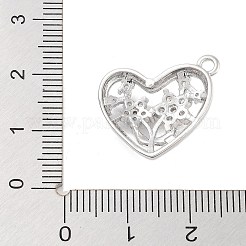 Pendentifs en zircone cubique clair en laiton&nbsp;KK-Z061-07P