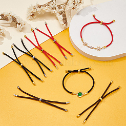 18шт 6 цвета нейлоновый шнур слайдер изготовление браслета&nbsp;BJEW-UN0001-85