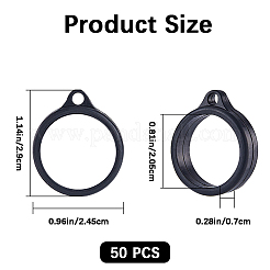 50 Stück Silikonanhänger&nbsp;SIL-GF0001-33B