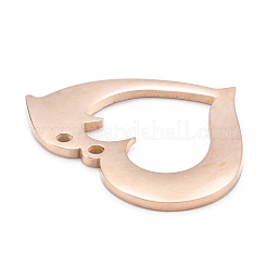 Pendentifs en acier inoxydable 304 avec placage ionique (IP)&nbsp;LS-STAS-P280-17RG