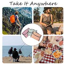 Переносной коврик для пикника из нетканого материала в клетку тартан JX572C-02