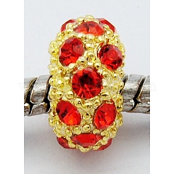 Legierung Rhinestone European Beads&nbsp;LS-CPDL-H997-7