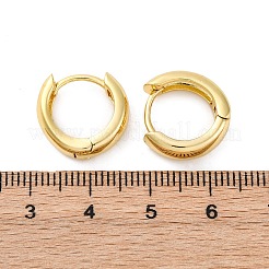 Латунные английском замке Серьги-кольца EJEW-F260-06G