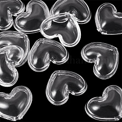 12 Stück transparente Acrylperlen&nbsp;TACR-TA0001-77C