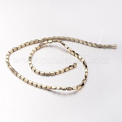 Electroplate non magnetici ematite sintetico fili di perline&nbsp;G-F300-40B-06