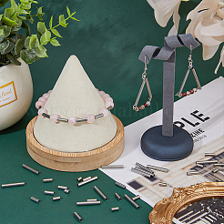 100 шт. 5-х видов трубчатых бусин из нержавеющей стали 304 STAS-DC0015-56