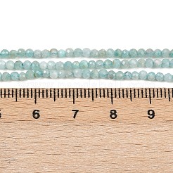 Естественно амазонит шарик нити G-P279-42-2mm-01