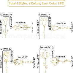 8 шт. 8 подвески из нержавеющей стали 201&nbsp;STAS-UN0033-37