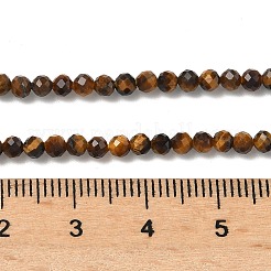 Природных тигровый глаз бисер нитей&nbsp;G-A129-3mm-C02