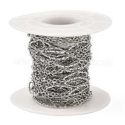 Цепи из нержавеющей стали 304 ручной работы с ромбовидными звеньями&nbsp;CHS-G025-02P