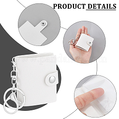 2 Zoll große Mini-Fotoalben aus PU-Leder mit Zinklegierung und Eisenverschlüssen&nbsp;AJEW-WH0816-435P