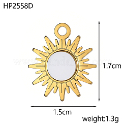 304 Edelstahl mit Muschelanhängern&nbsp;SH-OY001-01G