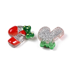 Рождественская тема прозрачная эпоксидная смола декодирует кабошоны&nbsp;CRES-T025-01E