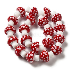 Бусы лэмпворк ручной работы LAMP-Q033-01A