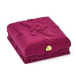 Rosenblumenmuster Samtschmuck Set Boxen&nbsp;VBOX-O003-04