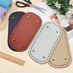 4 шт. 4-цветная овальная сумка из искусственной кожи с крючком PURS-PH0001-06