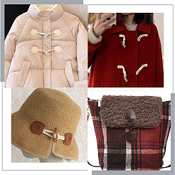 8 стиль пуговицы из смолы&nbsp;BUTT-GF0003-97