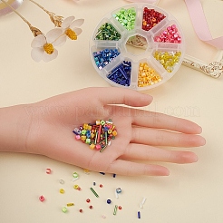 Cubo e kit di perline di semi per la creazione di gioielli fai da te&nbsp;DIY-YW0004-83B