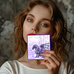 Прозрачные штампы из ПВХ с летней тематикой DIY-WH0631-0568