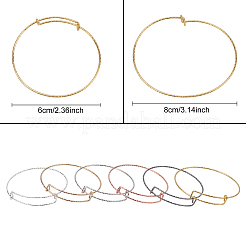 Изготовление регулируемых железных браслетов&nbsp;BJEW-CA0001-01