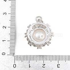 Messing micro pave klare zirkonia anhänger&nbsp;KK-H268-09P