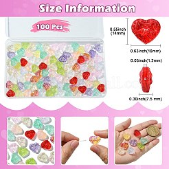 100шт стеклянные бусины&nbsp;GLAA-CJ0002-44