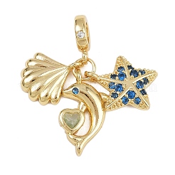 Стойки обшивки латунь микро проложить Циркон подвеску&nbsp;KK-M309-32G