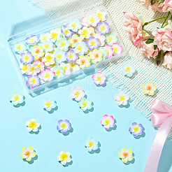 70шт. 7-х цветные окрашенные непрозрачные смоляные кабошоны&nbsp;FIND-SC0019-44