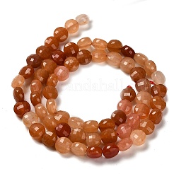 Натуральный красный авантюрин бисер нитей G-C179-A6mm-28