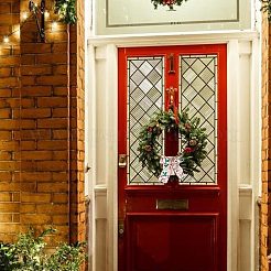 Упаковочная лента из полиэстера с имитацией льна&nbsp;OCOR-WH0077-53