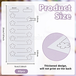 60 carte en papier de couleur&nbsp;DIY-OC0015-24