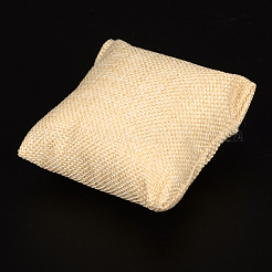 Дерево покрыто мешковины браслет ювелирных часовых дисплеев BDIS-F001-02