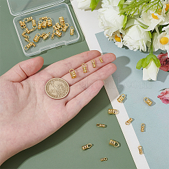 40 шт. 4 латунных наконечника для шнура KK-BC0014-75