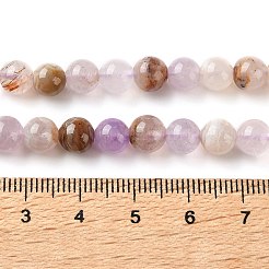 Brins de perles d'agate dentelle améthyste naturelle&nbsp;GG-CBABD99-04-6mm