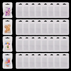 160 шт. пластиковый пакет с застежкой-молнией «инь-ян» с видимым окошком ABAG-TA0001-94C