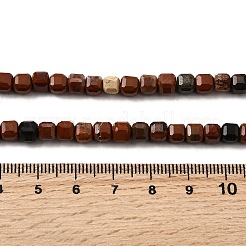 Натуральные красные яшмы бусы пряди G-F797-A13-01