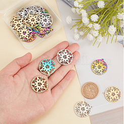 18шт. 3-х цветная подвеска из нержавеющей стали 304&nbsp;STAS-DC0012-38