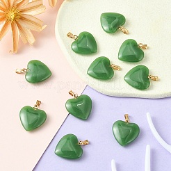 Имитация нефрита стеклянные подвески&nbsp;GLAA-YW0003-01A