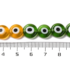 Тема чакры ручная работа сглаза бусины лэмпворк нити&nbsp;LAMP-G164-07C