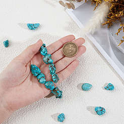 2 нити натуральных магнезитовых бусин&nbsp;G-PA0001-53