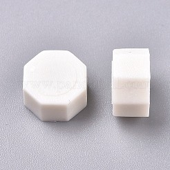 シーリングワックス粒子  レトロシーリング印鑑用  八角形  ホワイト  9mm  約1500個/500g&nbsp;DIY-E033-A13