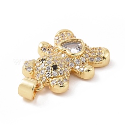 Латунные микро проложить кубического циркония подвески KK-C012-04G-08