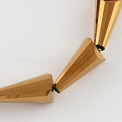 Гальванические стеклянные бусины EGLA-R079-18x10mm-02