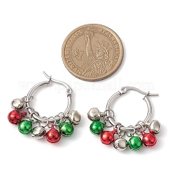 Серьги-кольца из нержавеющей стали 304 EJEW-JE06066