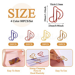 80 trombone en plastique pour animaux de compagnie de 4 couleurs&nbsp;AJEW-TA0003-07