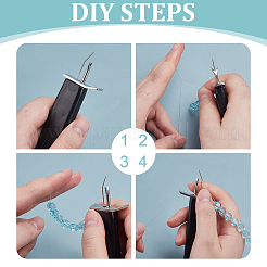 1 шт. пластиковый инструмент для вязки железных бусин&nbsp;TOOL-WR0001-10B