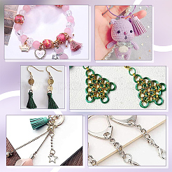 160 шт. 4 открытых соединительных кольца из нержавеющей стали 304 для плетения кольчуги STAS-UN0044-89