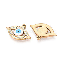 Подвески из нержавеющей стали 304 со стразами&nbsp;STAS-N110-51A-G