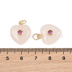 Ciondoli quazo rosa naturale&nbsp;GG-CBA4154-05G-03